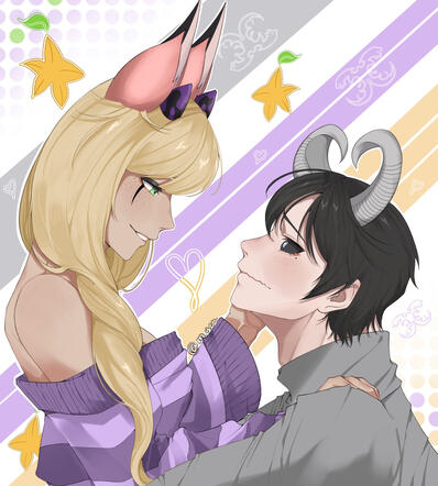 Couple(showing face)